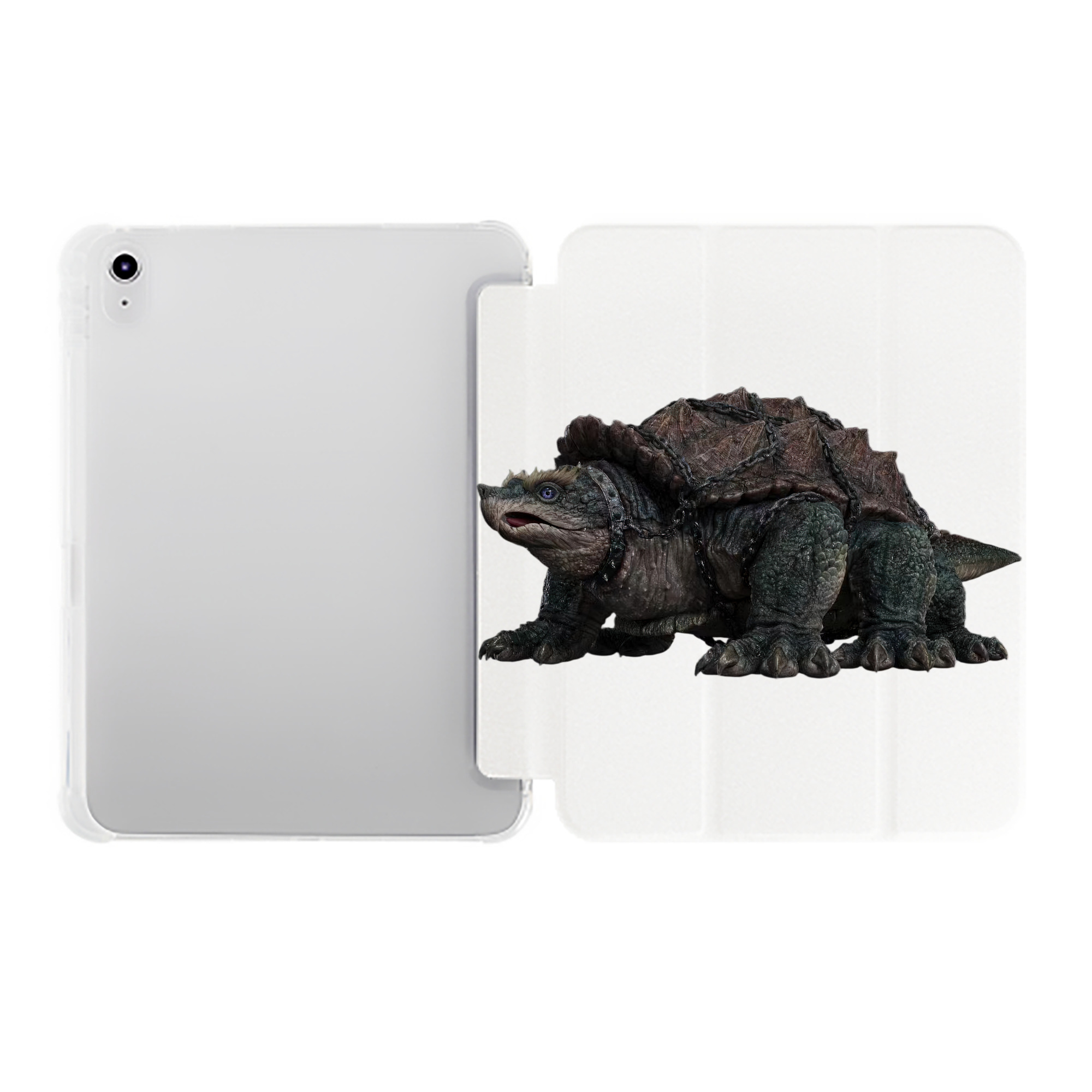 （画像用） Ne Zha 2 ナタ 魔童の大暴れ IPad ケース ペン収納付き 三つ折りスタンド PUレザー×シリコン 対応機種9.5/10.5/10.9インチ